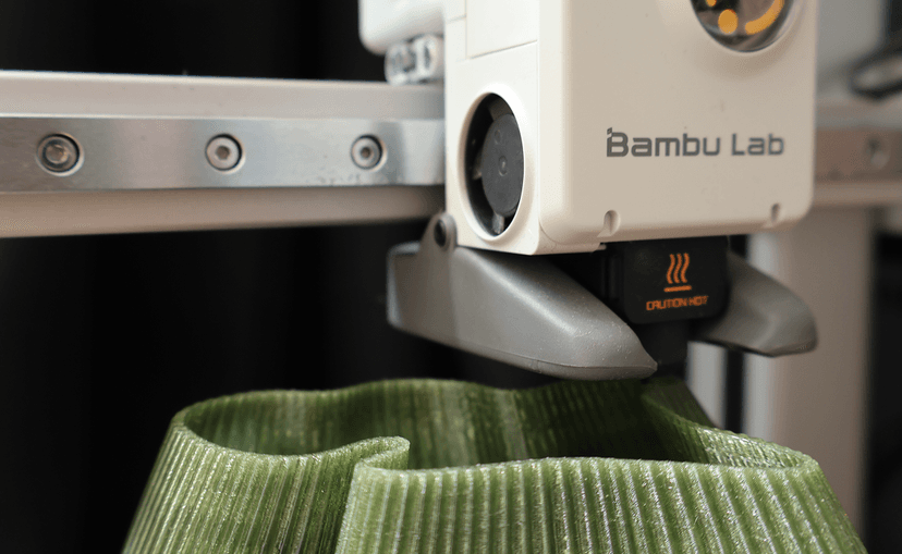 3D-printer print een lamp