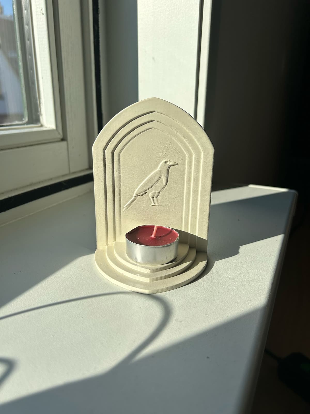 Herdenk plek kaarshouder